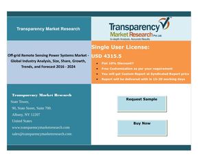 Off Grid Remote Sensing Power Systems Market