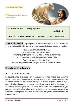 Iv Domingo De Pascua 2017