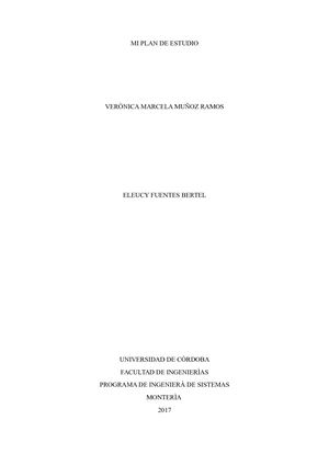 Mi Plan De Estudio