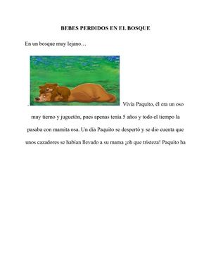 Bebes Perdidos En El Bosque