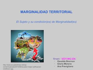 Marginalidad Territorial