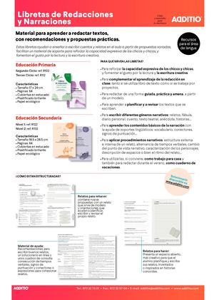 Folleto De Dictados Y Redacciones 2017 Additio