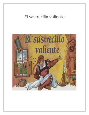 Cuento El Sastrecillo