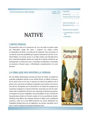 PERIODICO: Cartas Persas