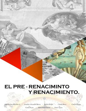 Pre - Renacimiento y Renacimiento.