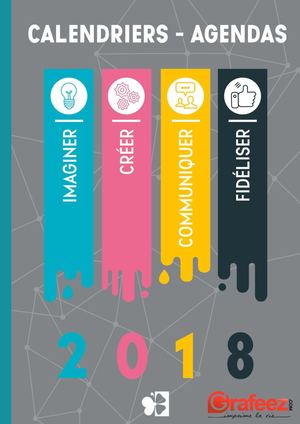 Calendriers et agendas GRAFEEZ 2018