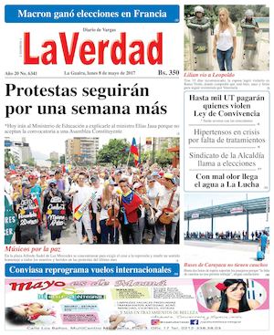 La Guaira, Lunes 08 De Mayo De 2017 Año 20 No 6341 Pdf