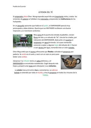 Leyenda Del Té