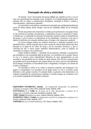 Concepto De Etnia