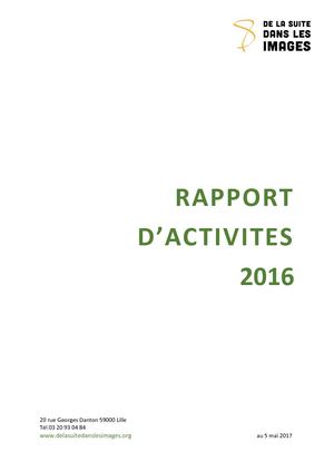Rapport d'activités 2016