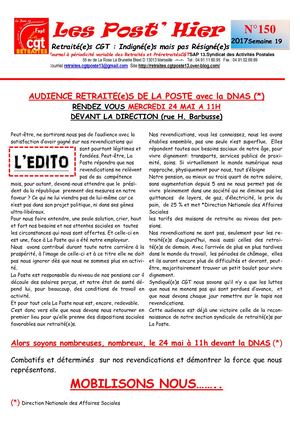 Les Post' Hier N 150