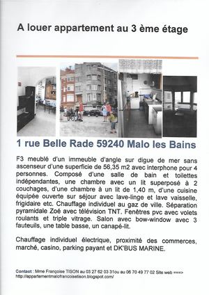 Appt 3 ème Etage 1 Rue Belle Rade