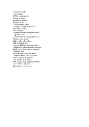 No Sueñes Tu Vida
