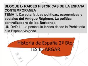 Unidad 1 La Península Ibérica Desde La Prehistoria A La España Visigoda