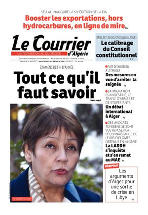 Le Courrier D'Algérie Du mercredi 10 Mai 2017