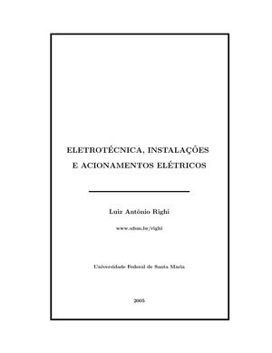 Instalações E Acionamentos Elétricos