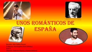 UNOS ROMÁNTICOS DE ESPAÑA