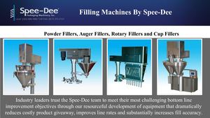 Auger Filling Machines | Spee Dee Packaging Machinery, Inc