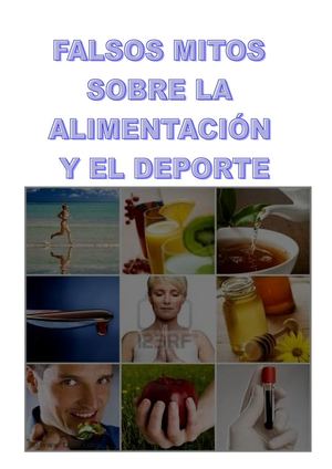 FALSOS MITOS SOBRE LA ALIMENTACIÓN Y EL DEPORTE