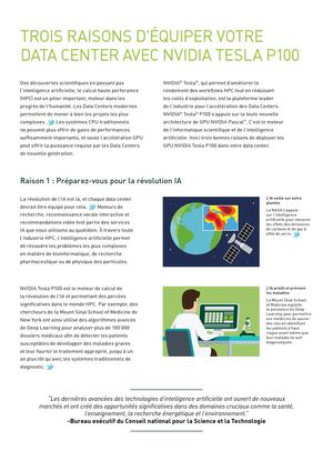 Trois raisons d'équiper votre datacenter avec Nvidia Tesla P100