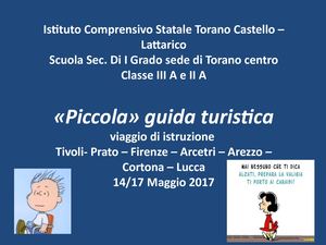 2 Mini Guida Viaggio D'istruzione 2017