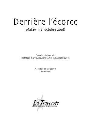 No 8 - Derrière l'écorce