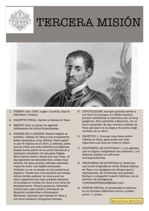 Tercera Misión Cabeza De Vaca