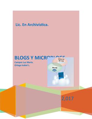 Blogs Y Microblogs