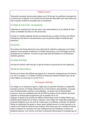 Codigos Secrretos