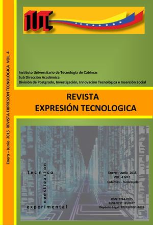 Revista Expresion Tecnologica IUT Cabimas VOL 4 N 1
