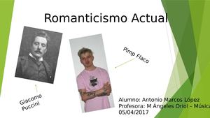 Romanticismo Actual