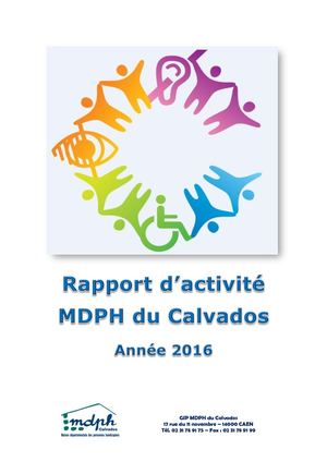 Rapport d'activité 2016 de la Maison départementale des personnes handicapées (MDPH)