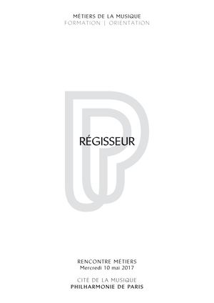 Régisseur 2017