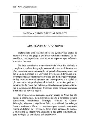 A. Ralph Epperson - 666 Nova Ordem Mundial