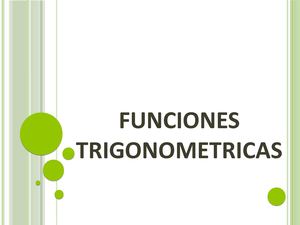 Funciones Trigonometricas