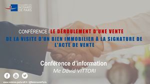 Déroulement d'une vente immobilière