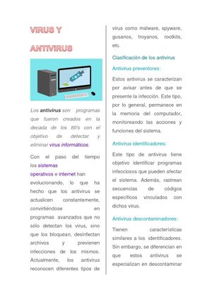 Virus Y Antivirus