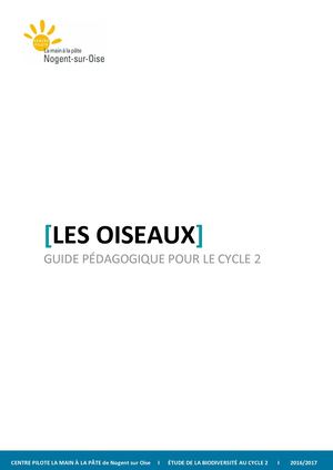 02 Module Oiseaux Cycle 2