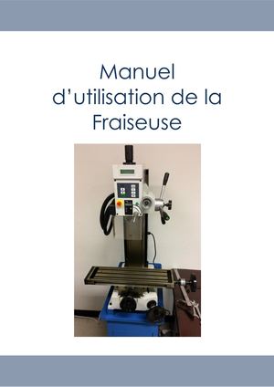 Manuel D'une Fraiseuse (4)