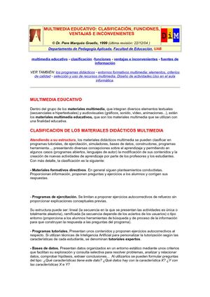 Multimedia Educativo