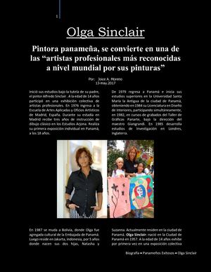 Asignacion 4 Biografía Olga Sinclair