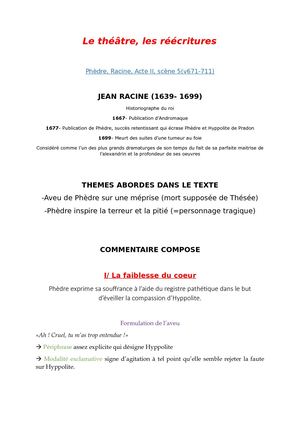 Phèdre, II, 5docx
