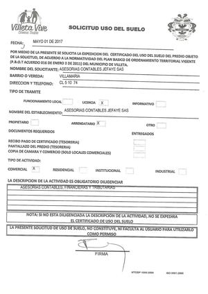 6. SOLICITUD ESTUDIO DE SUELOS