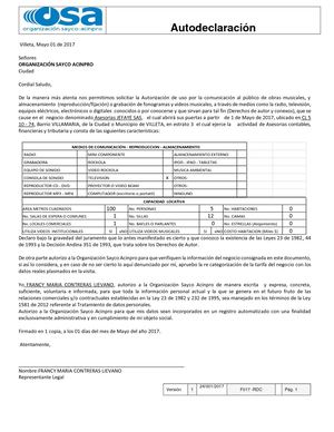 formulario sayco y acinpro