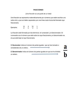 Fracciones