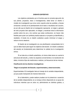 Trabajo De Diseños De Investigacion Luis Alejandro