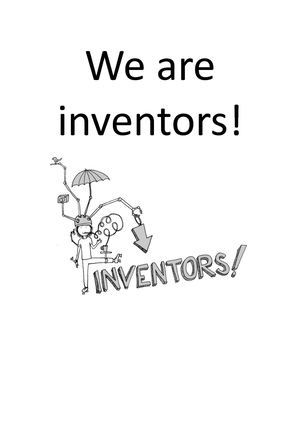 Seqüència Didàctica, We Are Inventors