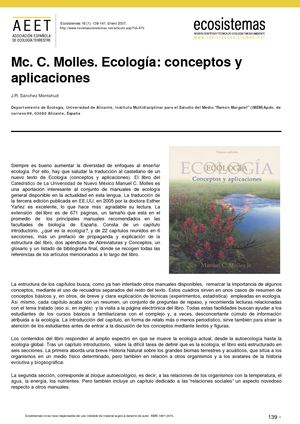 Libro Ecologia Molles