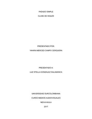 Pasado Simple