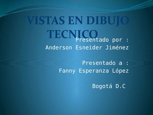 vistas dibujo tecnico